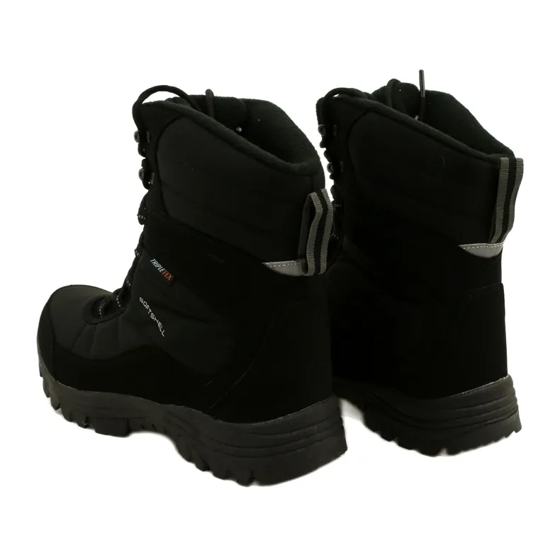 American Club Bottes avec une membrane isolée avec polaire SN01/22 noir le noir