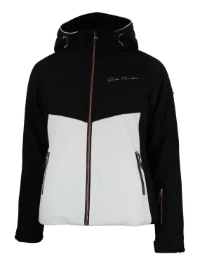 Blouson de ski femme AFOLIR - Blanc Noir