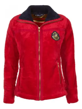 Blouson polaire femme ALTINA - Rouge