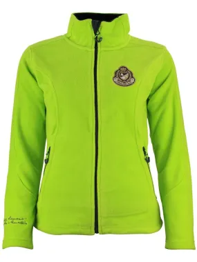 Blouson polaire femme ASAK - Vert anis