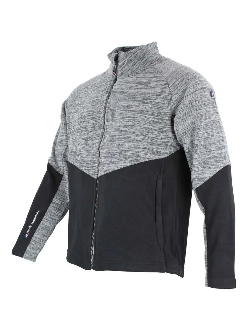 Blouson polaire homme CROCUS - PEAK MOUNTAIN - Gris clair