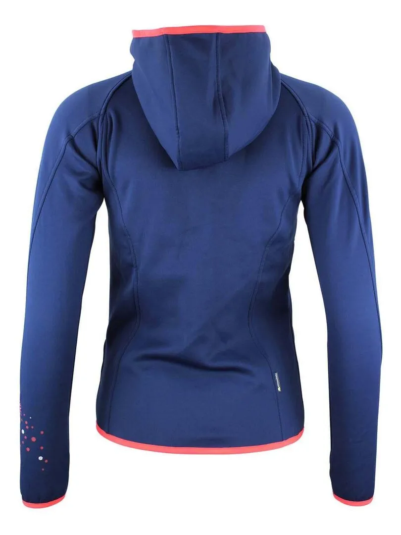 Blouson polarshell femme ACAMPUS - Bleu marine