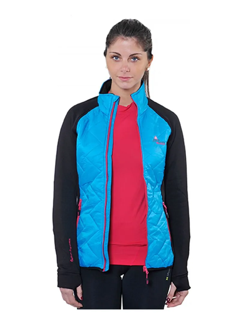 Blouson polarshell femme ACERBI - Noir Bleu