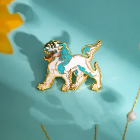 Broches Lion Vintage En Métal