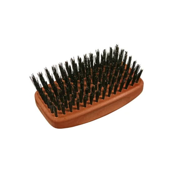 Brosse à cheveux pour hommes, Redecker - bois poirier - soies noires souples