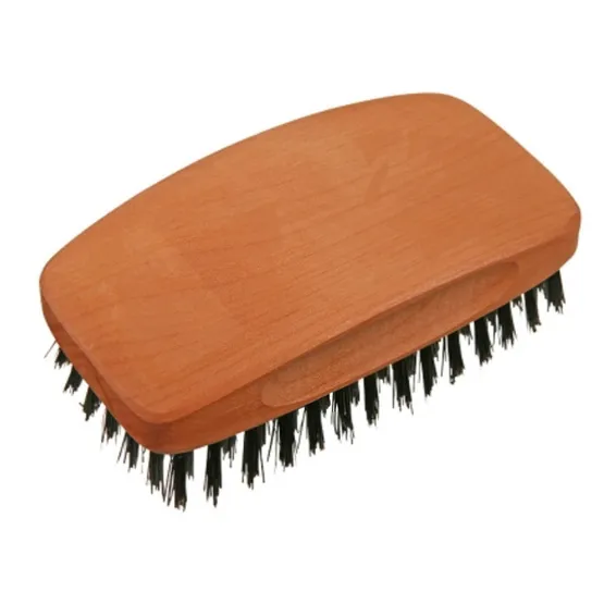 Brosse à cheveux pour hommes, Redecker - bois poirier - soies noires souples