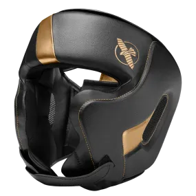 Casque de Boxe Hayabusa T3 - Sans Menton - Noir/Or