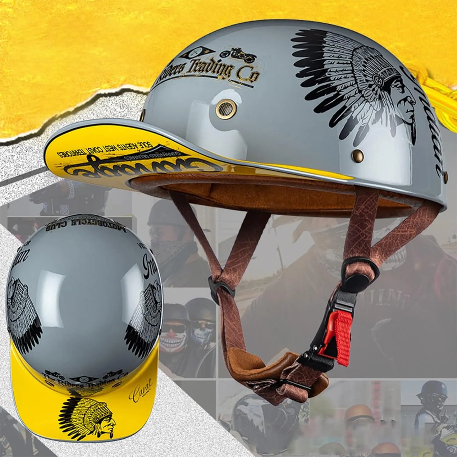 Casque de moto véhicule électrique locomotive d'équitation