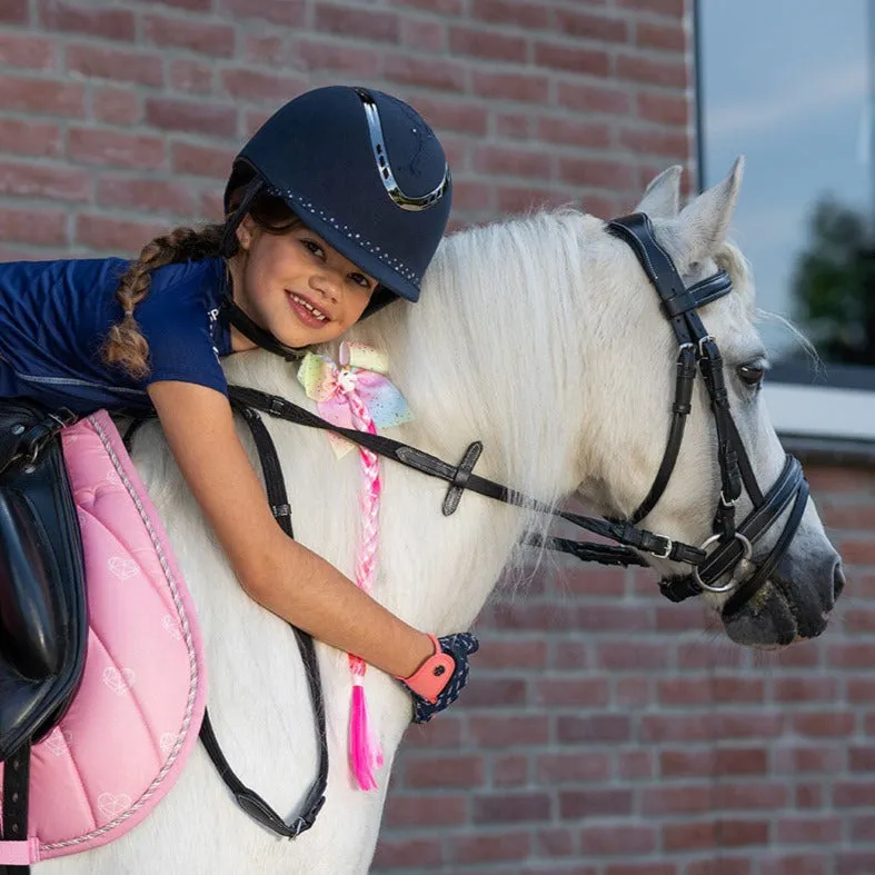 Casque d'équitation QHP Botanic