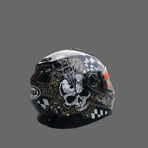 Casque Intégral tête de mort