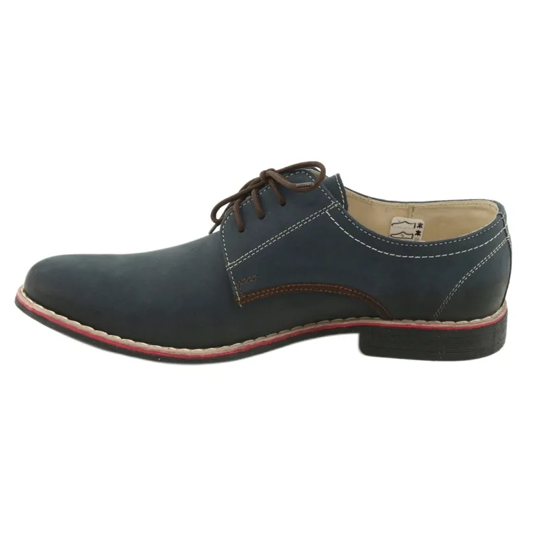 Chaussures pour hommes Moskała 761 bleu marine