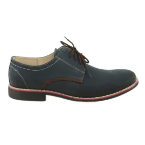 Chaussures pour hommes Moskała 761 bleu marine