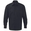 Chemise de Serveur à Manches Longues Noire - RUSSEL by TOPTEX