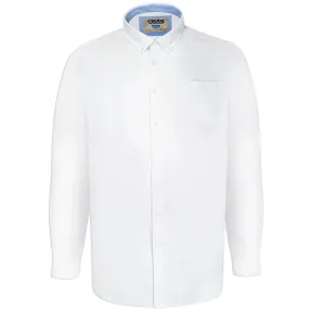 Chemise Oxford Unie Grande Taille D555 - Disponible de 3XL à 8XL | Élégance Classique pour Hommes Forts