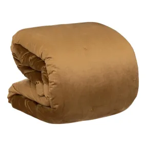 Dessus de Lit JIL en Velours Caramel 240X260 | 3 Suisses