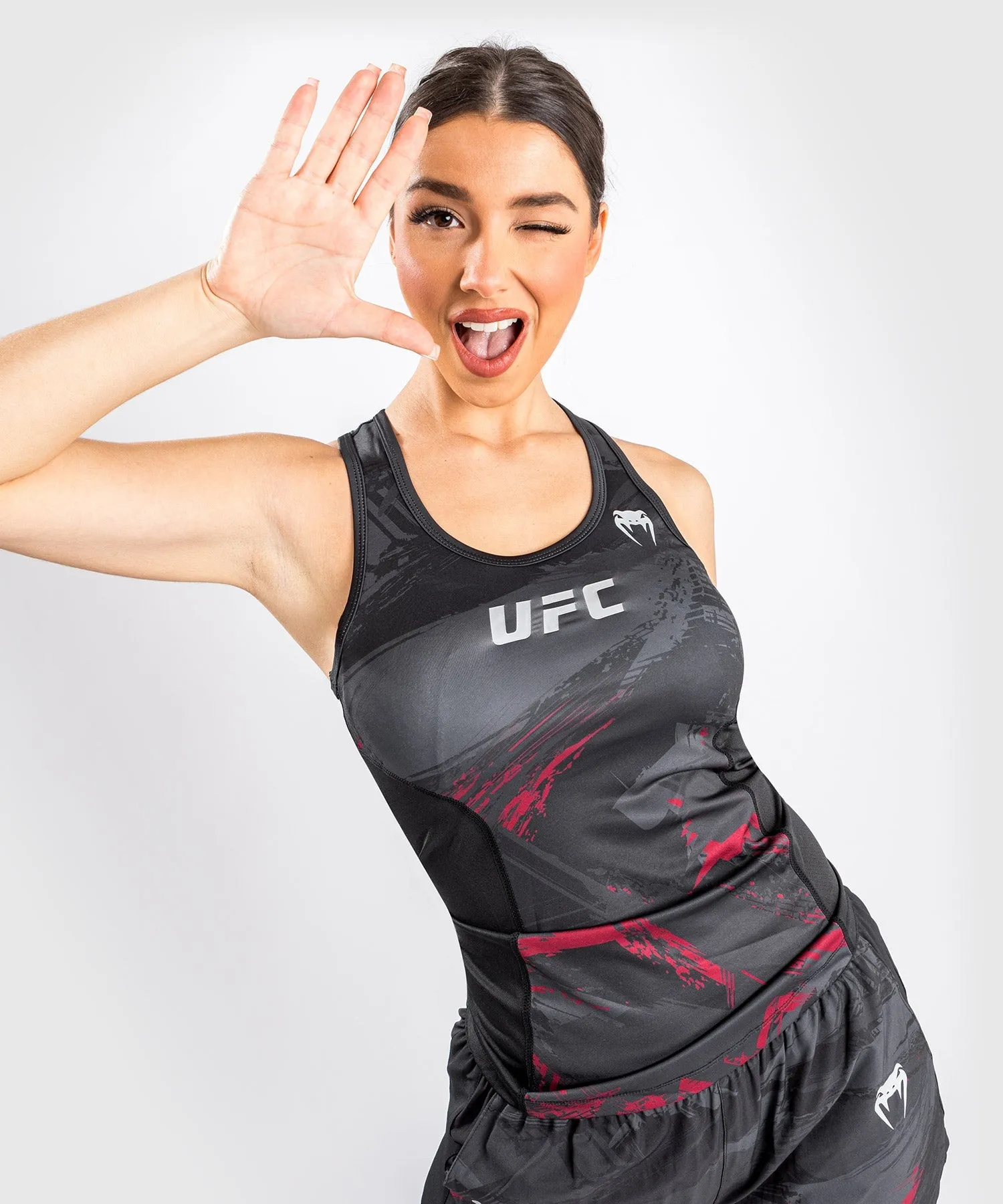 Débardeur Dry Tech UFC Venum Authentic Fight Week 2.0 - Pour Femmes - Noir/Rouge