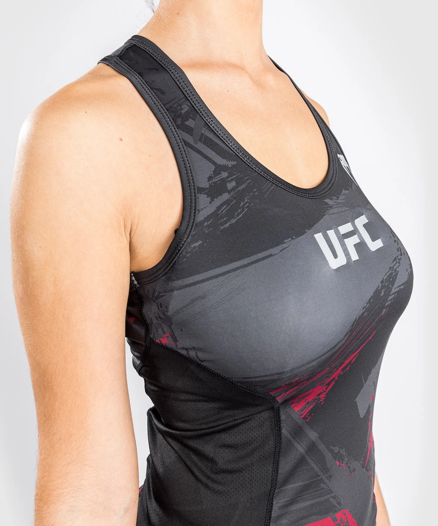 Débardeur Dry Tech UFC Venum Authentic Fight Week 2.0 - Pour Femmes - Noir/Rouge