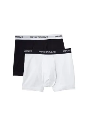 Emporio Armani Hommes 2 Pack Boxer en Coton