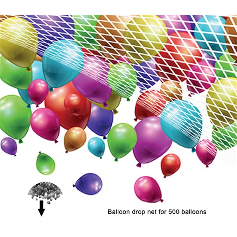 Grossiste pour ballon latex pas cher, filet chute pour 500 ballons