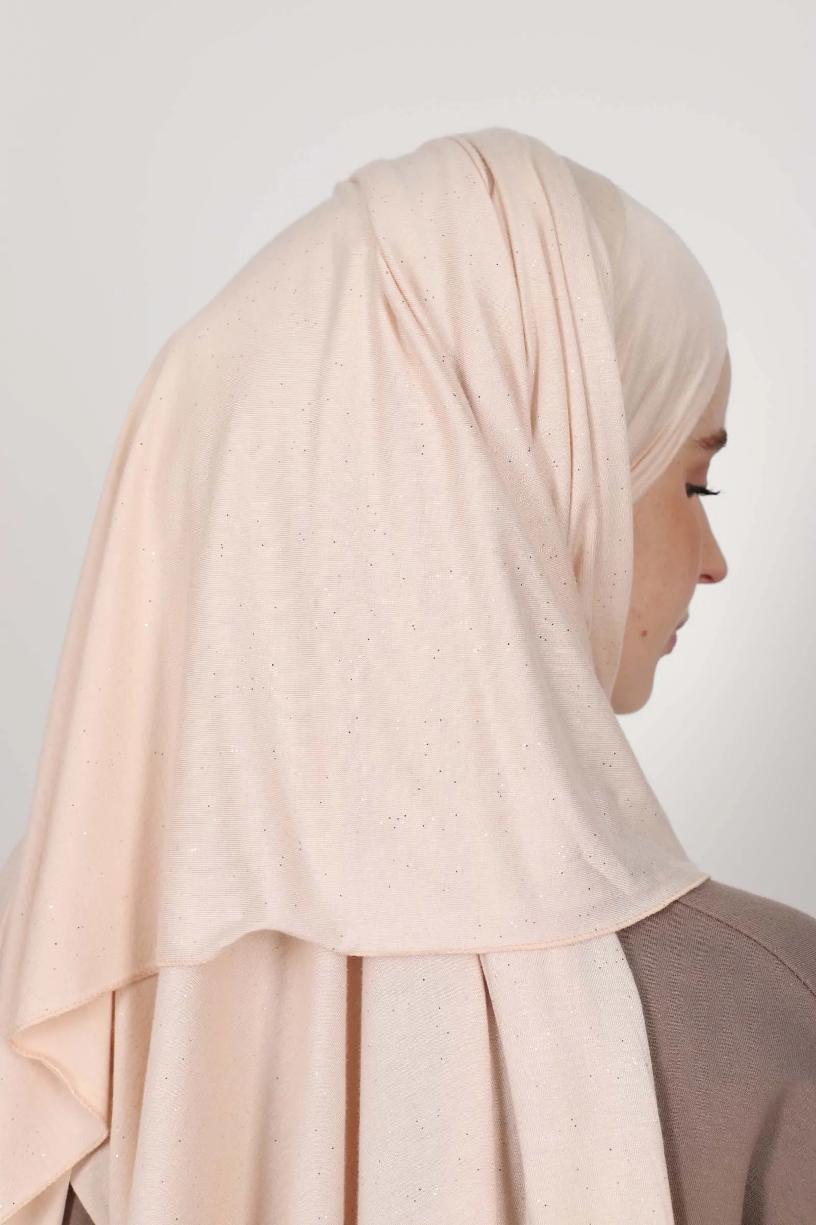 Hijab de fête et enfilable pour femme musulmane