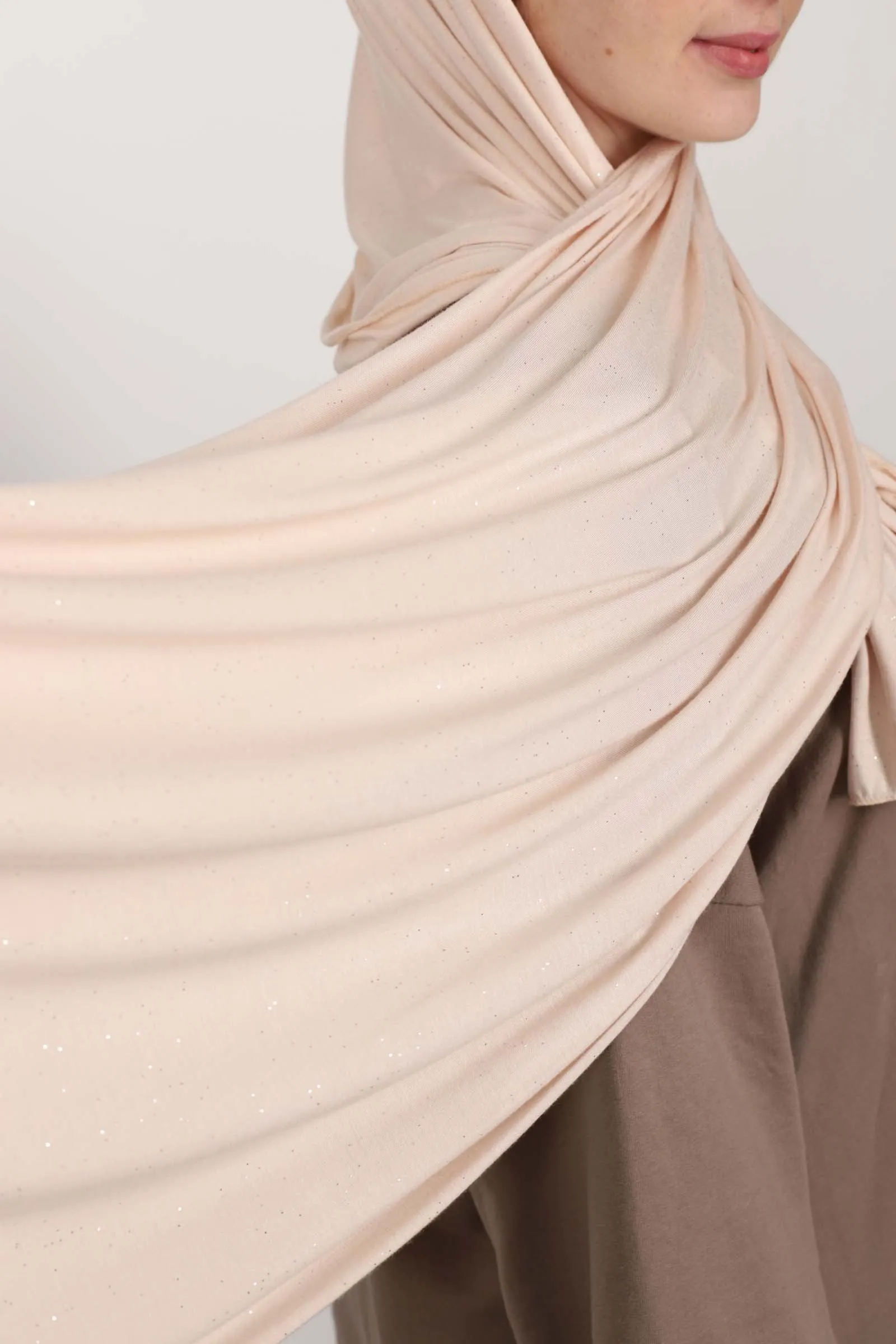 Hijab de fête et enfilable pour femme musulmane