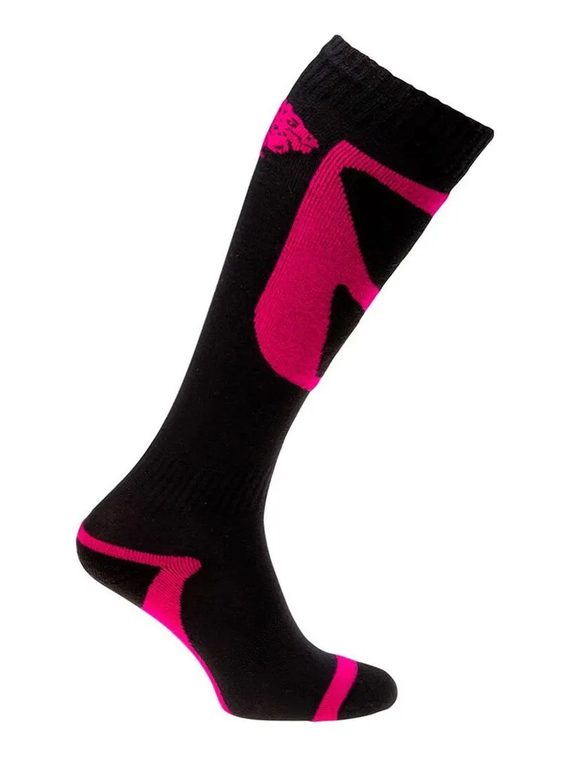 Iguana - Chaussettes de ski TANAS - Noir Rouge