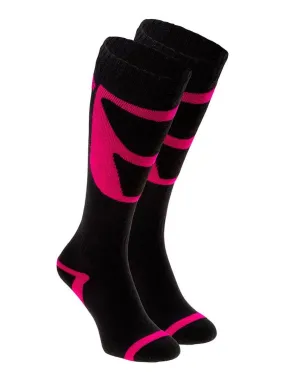 Iguana - Chaussettes de ski TANAS - Noir Rouge