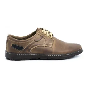 Joker Chaussures en cuir pour hommes 536J marron brun