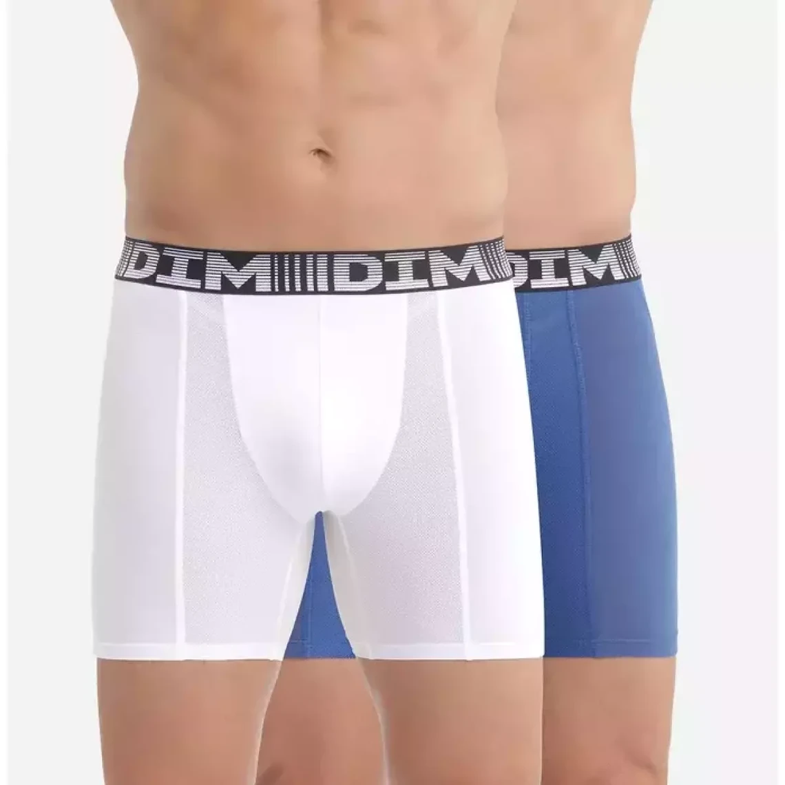 Lot de 2 boxers longs - 3D FLEX AIR X2 Dim Homme en coton | 3 Suisses