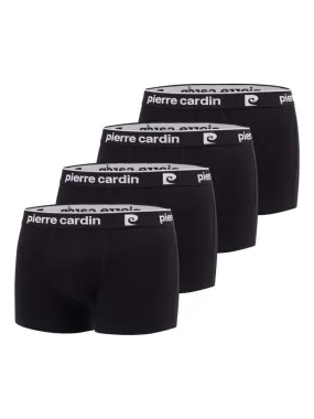 Lot de 4 boxers homme en coton Classic Pierrecardin - Noir