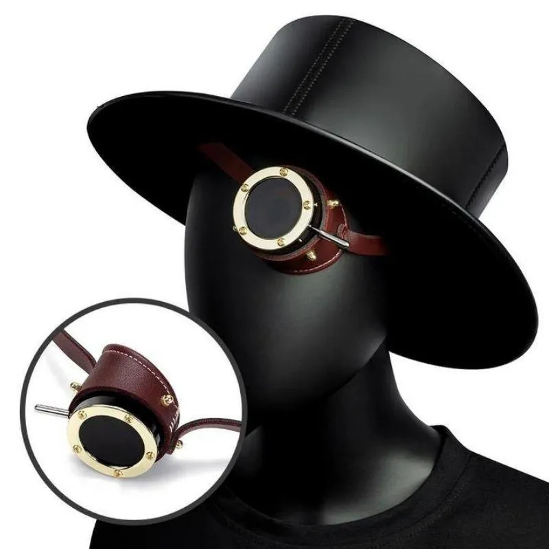 Monocle Steampunk en PU