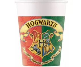 Pack 8 gobelets en carton Harry Potter 200ml