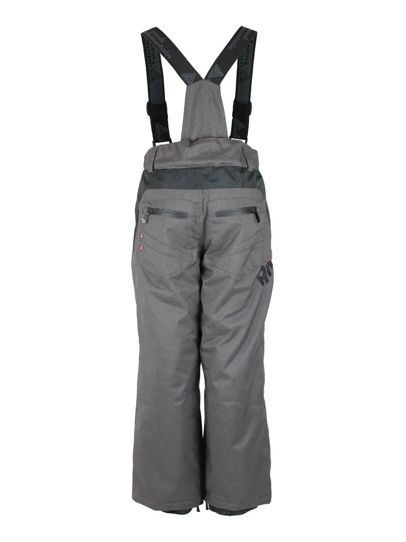 Pantalon de ski garçon EBAS - PEAK MOUNTAIN - gris anthracite