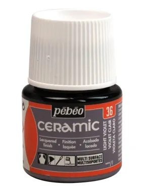 Peinture céramique et multi-surfaces - Violet clair - 45 ml - N/A