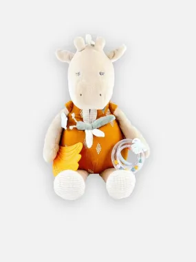 Peluche D'activités Tiga La Girafe Tso (46 Cm) - Jaune