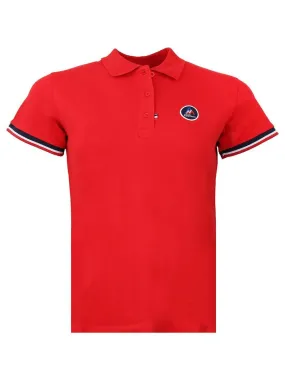 Polo manches courtes femme ABECA - Rouge