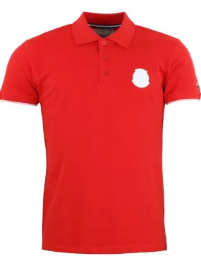 Polo manches courtes homme CORNELIUS - PEAK MOUNTAIN - Rouge