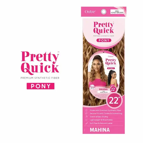 Postiche Bouclé Blond Mahina - Outré