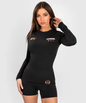 Rashguard à manches longues pour Femmes UFC Adrenaline by Venum Fight Week - Noir