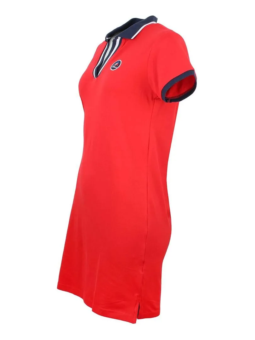 Robe manches courtes femme ASFORI - Rouge