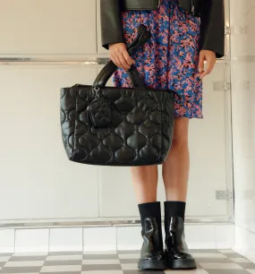 Sac matelassé en simili Femme - Noir