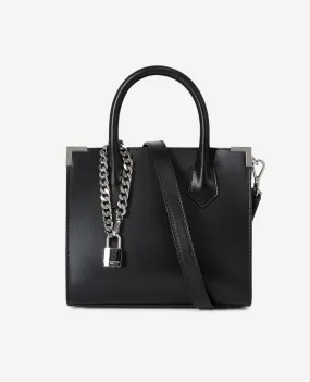 Sac Ming medium en cuir noir