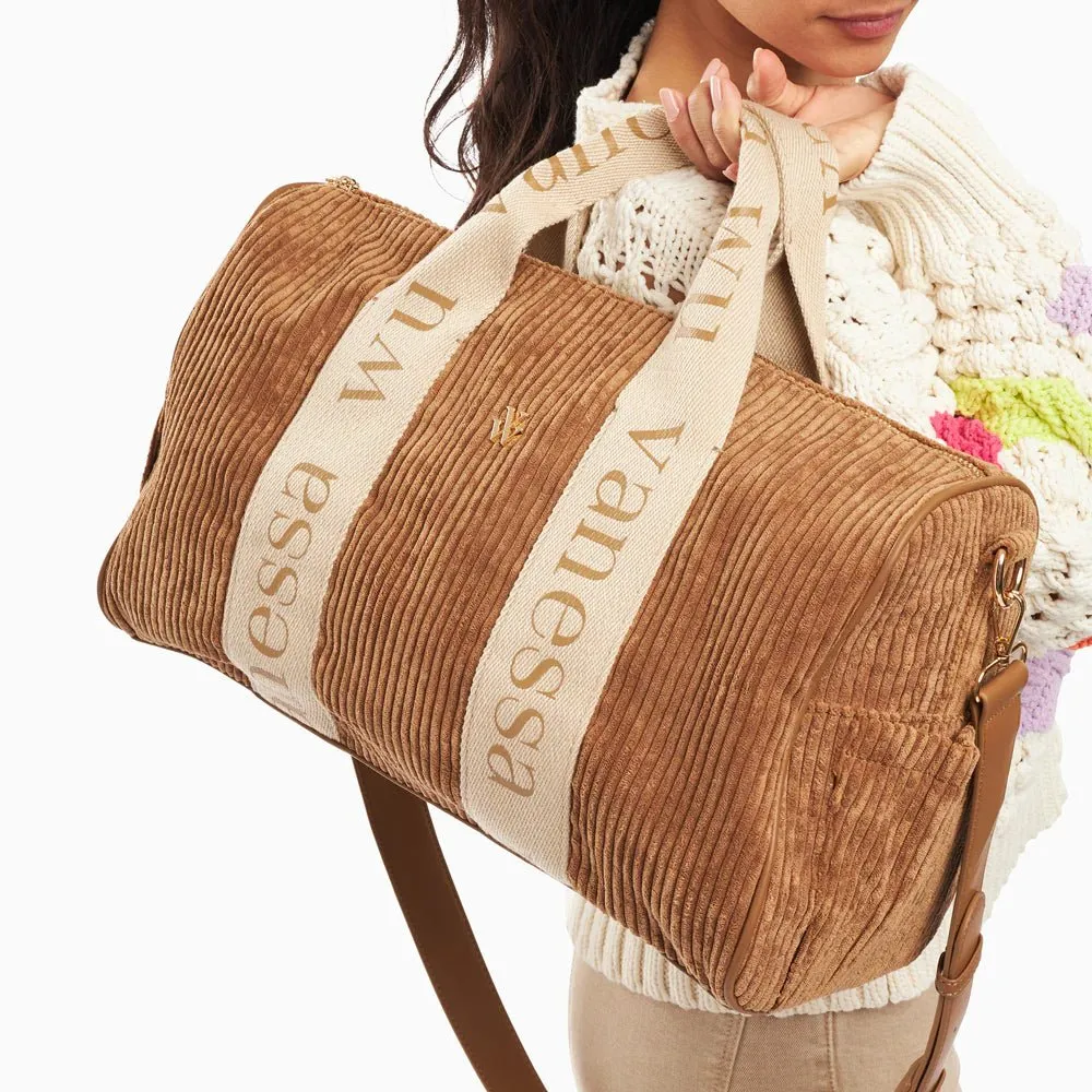 Sac week-end Adrienne beige | Vanessa Wu