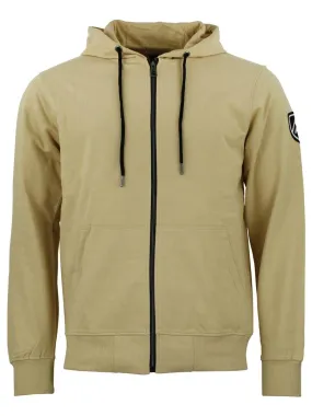 Sweat zippé à capuche homme CAGE - PEAK MOUNTAIN - Beige