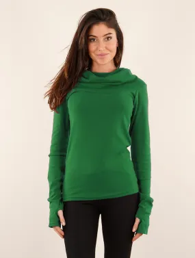 Sweat à capuche léger et doux Hatlami, Vert Emeraude