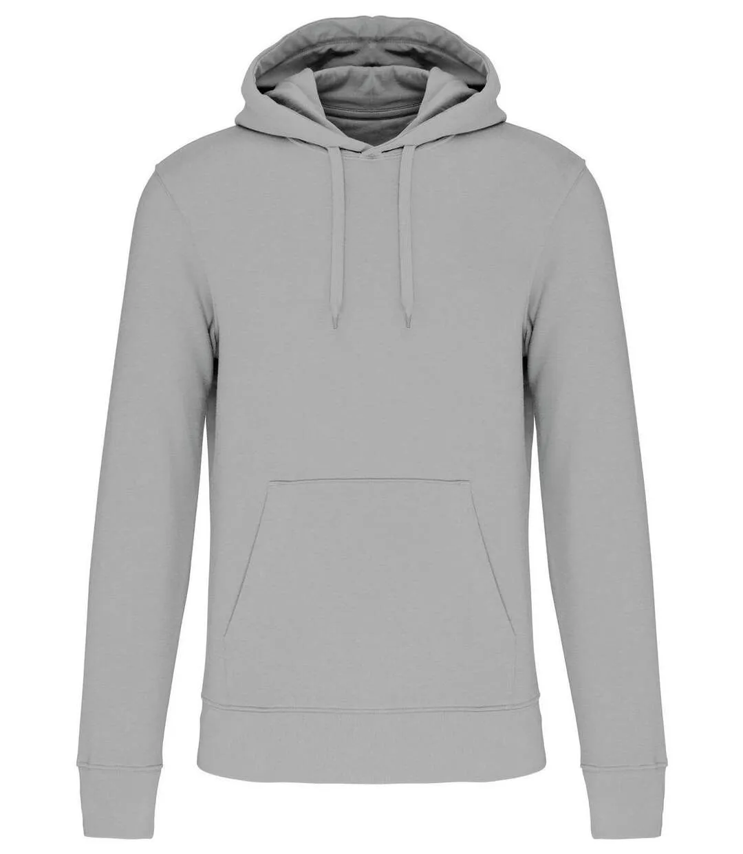 Sweat à capuche écoresponsable - Homme - K4027 - gris snow