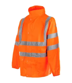 Veste de pluie haute visibilité EN 20471 3.2 et EN 343 3.1 Würth MODYF orange